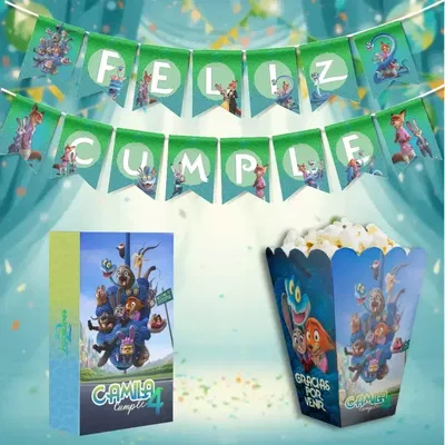 Kit Imprimible Personalizado Zootopia