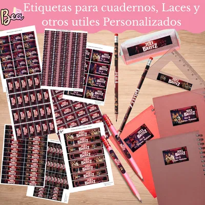 Kit Imprimible Etiquetas Escolares Stranger Things