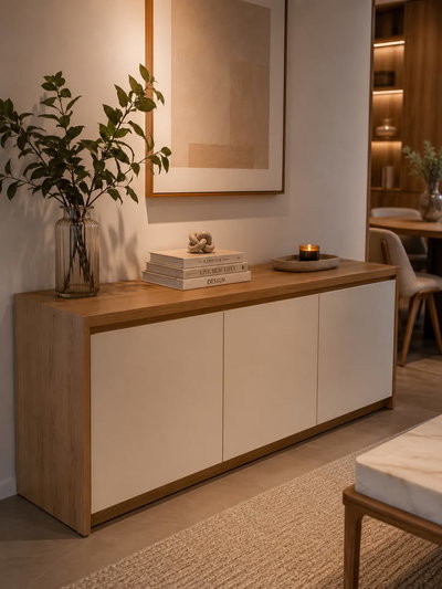 APARADOR MODERNO 3 PUERTAS 1.5 X 75 X 40
