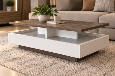 MESA LIVING FLOTANTE MODERNA 1 M X 60 X 35