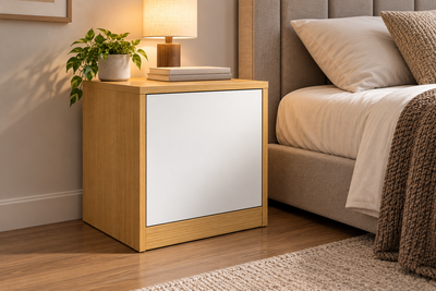 MESA DE LUZ CON PUERTA 50 X 42 X 40