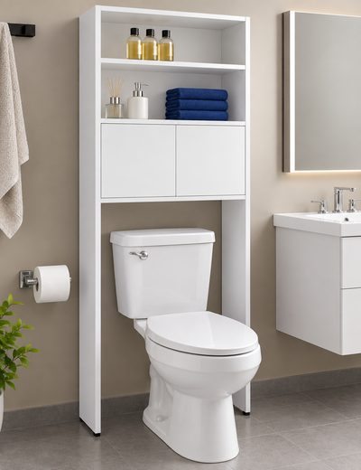 ORGANIZADOR DE BAÑO SOBRE INODORO PUERTA 1,80 X 65 X 20