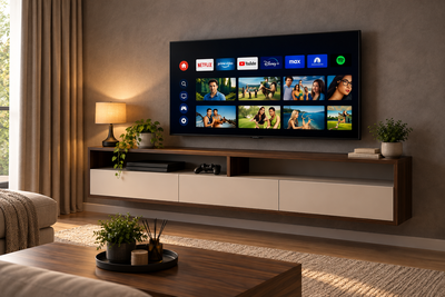 RACK TV MINIMALISTA LIVING 1,80 X 40 X 32