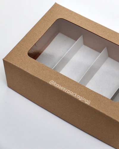 26 x 17.5 x 9 cm kraft + división