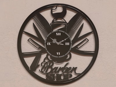 Reloj de Pared - Barbería