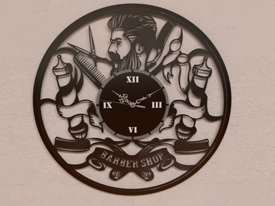 Reloj de Pared - Barbería