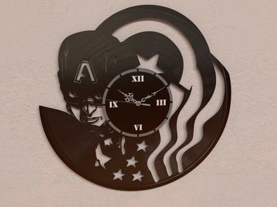 Reloj de Pared - Capitán América