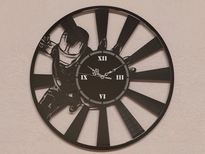 Reloj de Pared - Iron Man