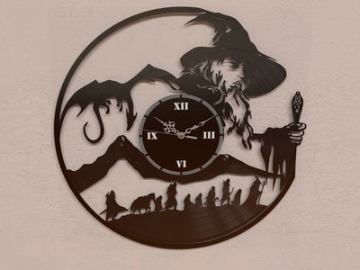Reloj de Pared - El Señor de los Anillos