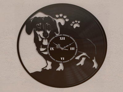 Reloj de Pared - Perro Salchicha - Dachshund