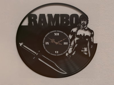 Reloj de Pared - Rambo