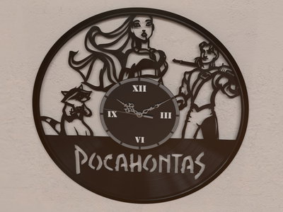 Reloj de Pared - Pocahontas