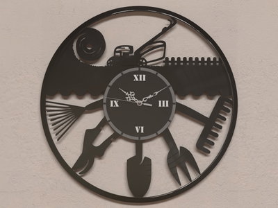 Reloj de Pared - Jardinería