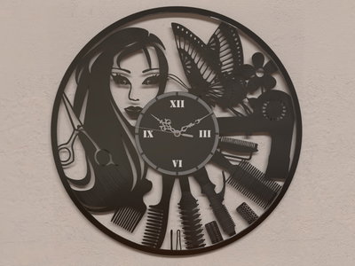Reloj de Pared - Peluquería