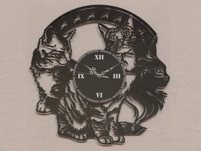 Reloj de Pared - Gatos