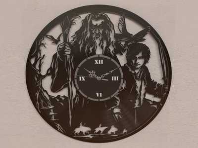 Reloj de Pared - El Hobbit
