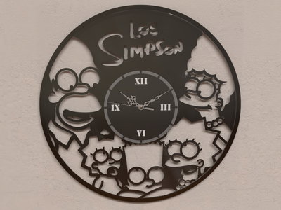 Reloj de Pared - Los Simpson