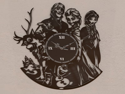 Reloj de Pared - Frozen