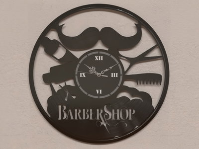 Reloj de Pared - Barbería