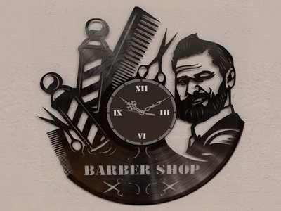 Reloj de Pared - Barbería