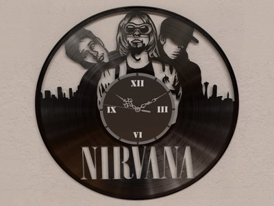 Reloj de Pared - Nirvana