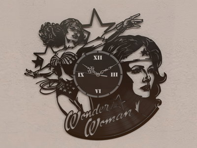 Reloj de Pared - Mujer Maravilla