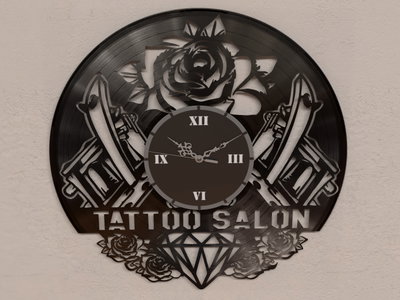 Reloj de Pared - Tatuaje