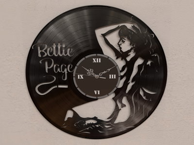 Reloj de Pared - Bettie Page