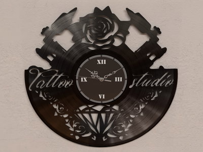 Reloj de Pared - Tatuaje