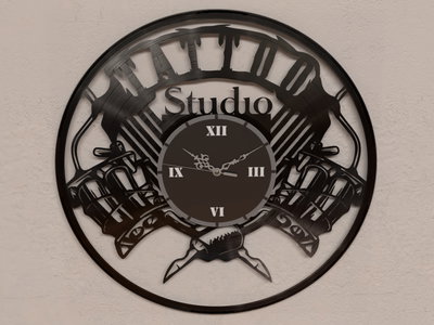 Reloj de Pared - Tatuaje