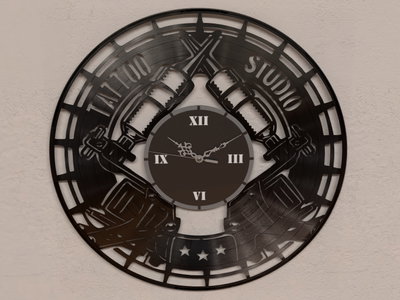 Reloj de Pared - Tatuaje