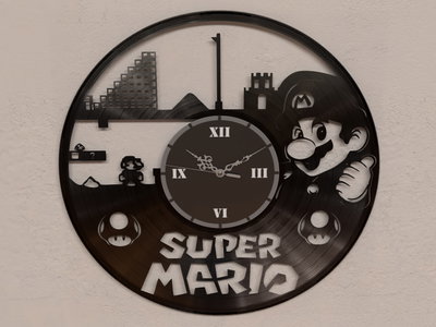 Reloj de Pared - Super Mario Bros
