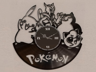 Reloj de Pared - Pokémon
