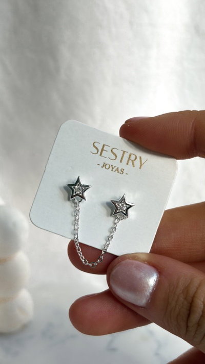 Aroo cadenita doble estrellita (unidad)