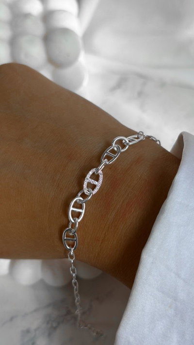 PULSERA CHAIN SILVER