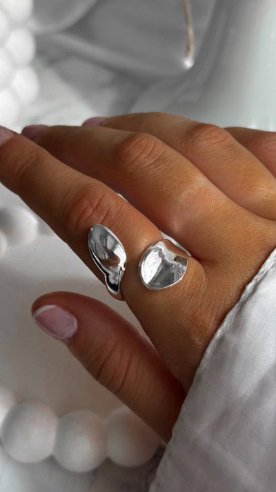 ANILLO ESPEJO SILVER ABIERTO (ACERO)