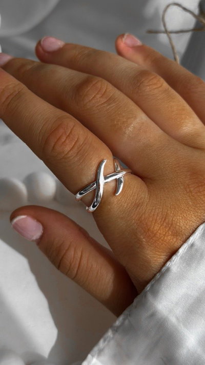 ANILLO CROIX SILVER ABIERTO (ACERO)