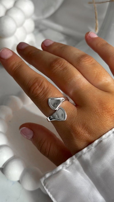 ANILLO VIDAL SILVER ABIERTO (ACERO)