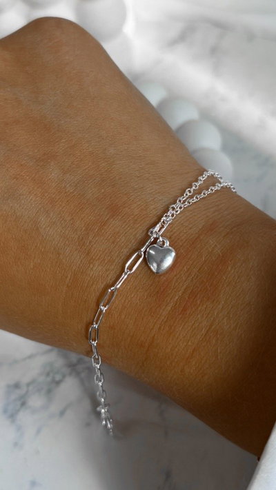 PULSERA LOVE SILVER