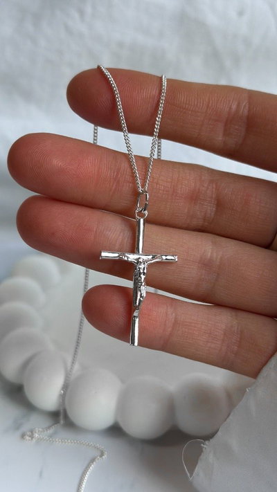 Cruz palito c/cristo grande  SALE