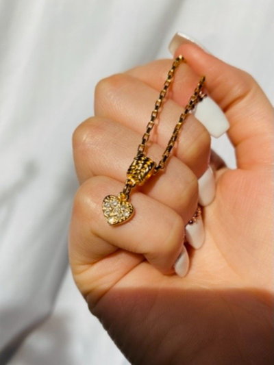 Dije mini corazón gold SALE 