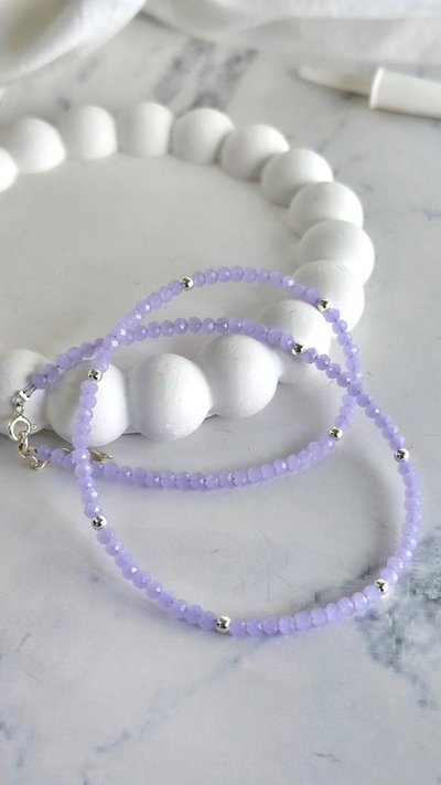Chocker cristales LILA