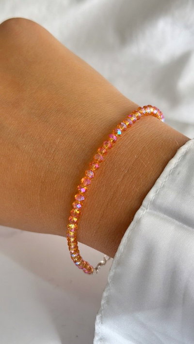 PULSERA CRISTALES CARAMEL