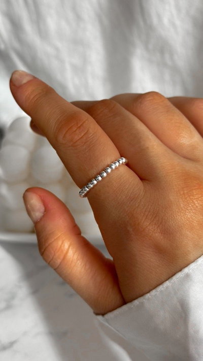 ANILLO BOLITAS 2,5mm (elastizado) SALE