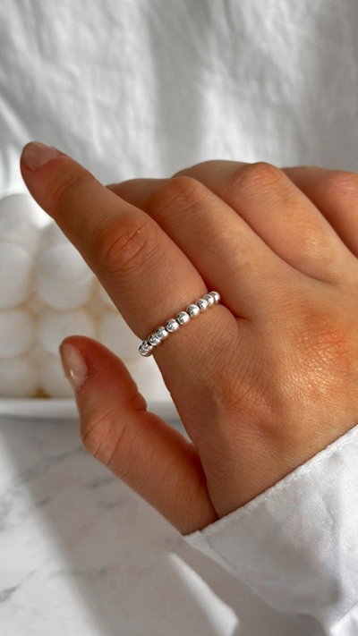 ANILLO BOLITAS 3mm (elastizado) SALE