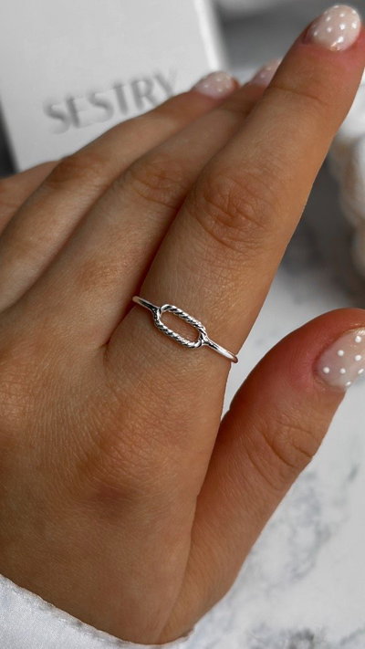 Anillo oval candy