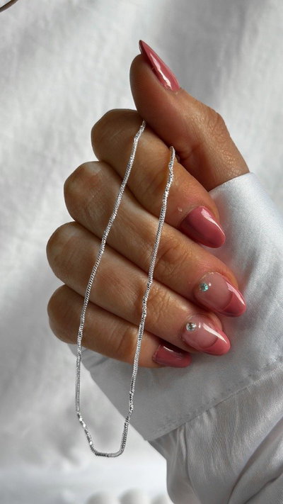 Cadena Shine regulable (acero blanco) SALE
