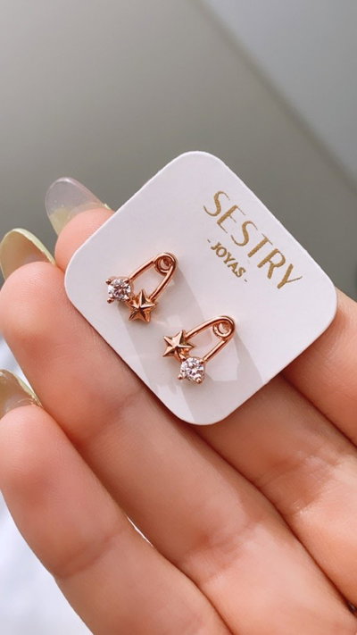 Aro clip star rose SALE