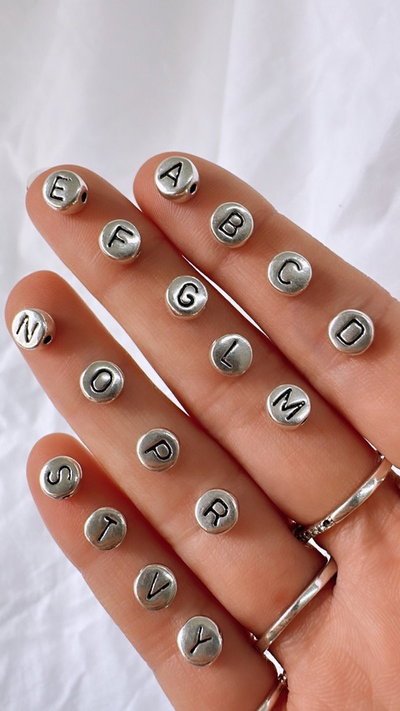 mini letras pasantes circulo SALE (p/tanzas)