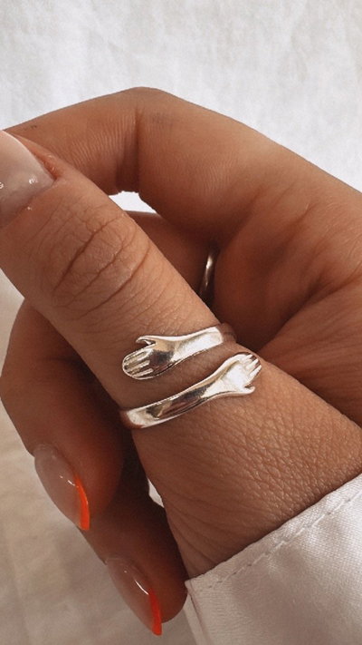 Anillo abrazo chico (abierto)
